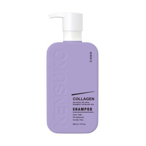 Hair shampoo KENSUKO COLLAGEN for volumeless and thin hair